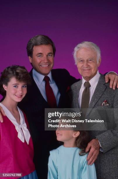 Samantha Smith, Robert Wagner, Lew Ayres, Maia Brewton promotional photo for the ABC tv series 'Lime Street'.