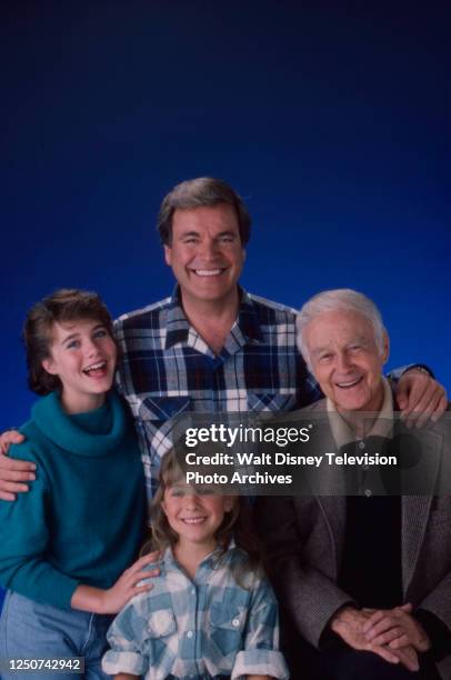 Samantha Smith, Robert Wagner, Lew Ayres, Maia Brewton promotional photo for the ABC tv series 'Lime Street'.