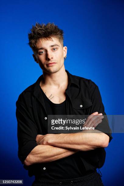Actor Maxence Danet-Fauvel poses for a portrait shoot on March 19, 2023 in Lille, France.
