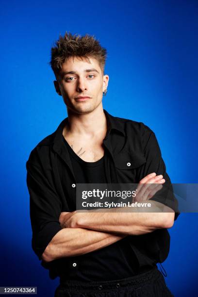 Actor Maxence Danet-Fauvel poses for a portrait shoot on March 19, 2023 in Lille, France.