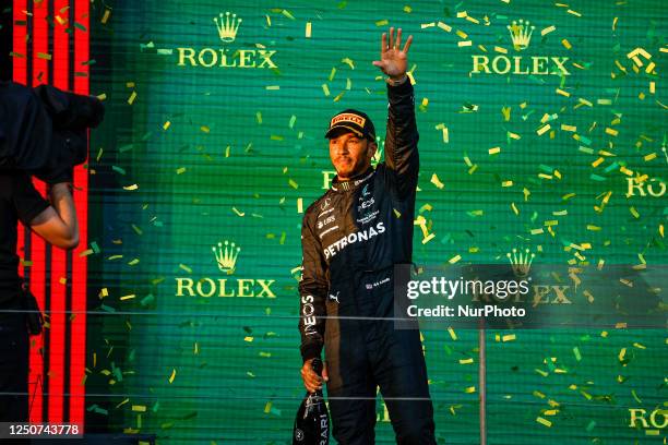 Lewis Hamilton of United Kingdom, Mercedes - AMG PETRONAS, portrait during the Formula 1 Rolex Australian Grand Prix of FIA Formula One World...