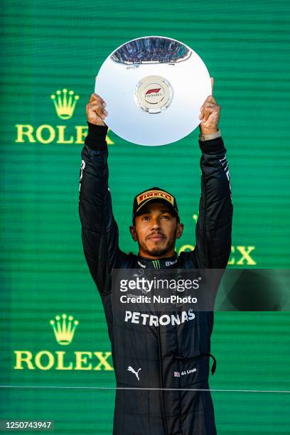 Lewis Hamilton of United Kingdom, Mercedes - AMG PETRONAS, portrait during the Formula 1 Rolex Australian Grand Prix of FIA Formula One World...