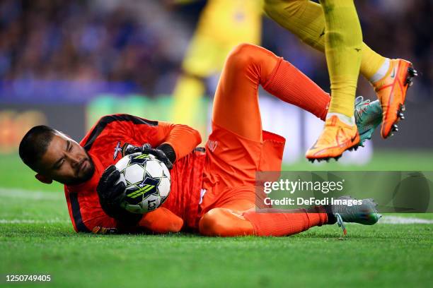 Kosuke Nakamura of Portimonense SC controls the ball during the Liga Portugal Bwin match between FC Porto and Portimonense SC at Estadio do Dragao on...