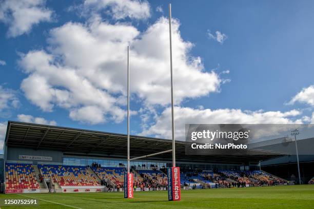 General view of the inside of the LNER Community stadium during the Betfred Challenge Cup Fourth Road match between York City Knights and Sheffield...