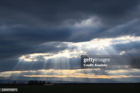 Huge clouds in California