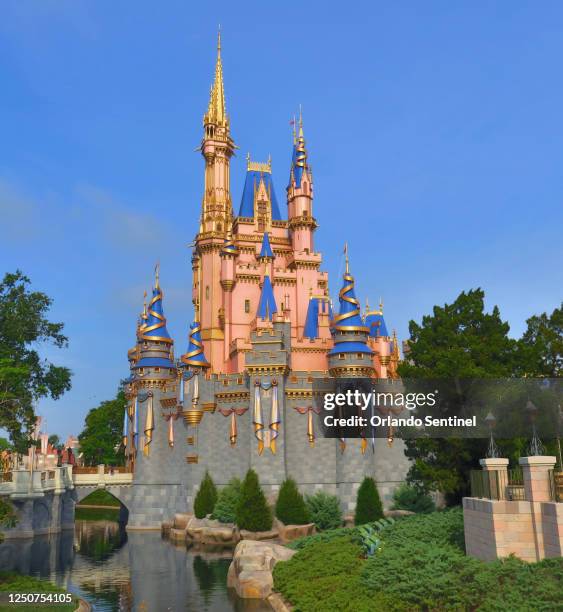 Cinderella Castle at the Magic Kingdom, at Walt Disney World, in Lake Buena Vista, Florida, Monday, April 3, 2023.