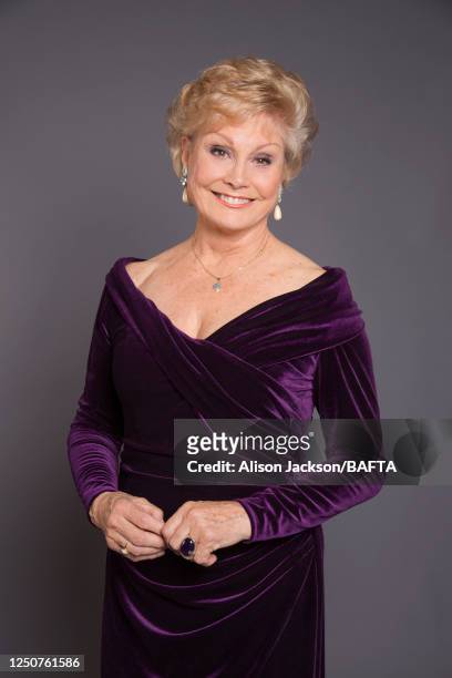 Tv presenter Angela Rippon is photographed for BAFTA on May 10, 2015 in London, England.