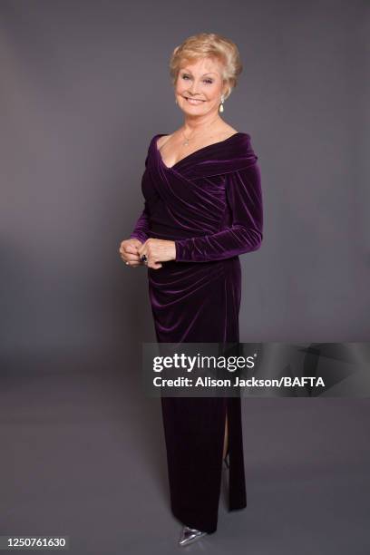 Tv presenter Angela Rippon is photographed for BAFTA on May 10, 2015 in London, England.