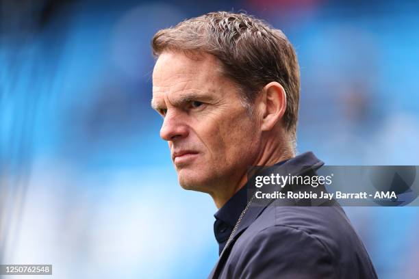 Frank de Boer during the Premier League match between Manchester City and Liverpool FC at Etihad Stadium on April 1, 2023 in Manchester, United...