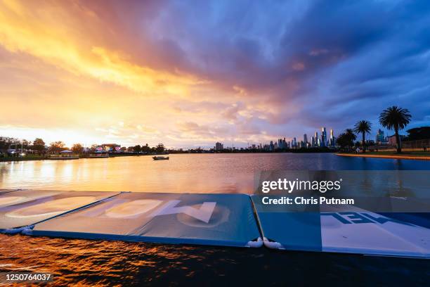 Sunset atmosphere at the 2023 Australian Formula 1 Grand Prix on 1st April 2023