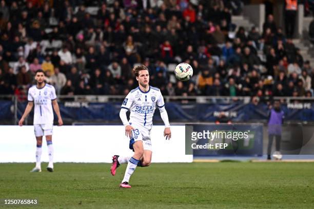 Tom DUCROCQ during the Ligue 2 BKT match between Paris and Bastia at Stade Charlety on March 18, 2023 in Paris, France.