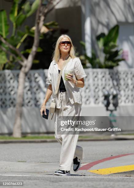 Georgia Sinclair is seen on April 03, 2023 in Los Angeles, California.