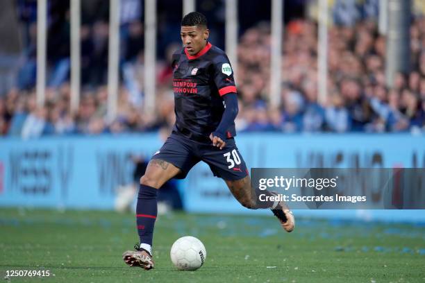 Patrick van Aanholt of PSV during the Dutch KNVB Beker match between Spakenburg v PSV at the Sportpark de Westmaat on April 4, 2023 in Spakenburg...