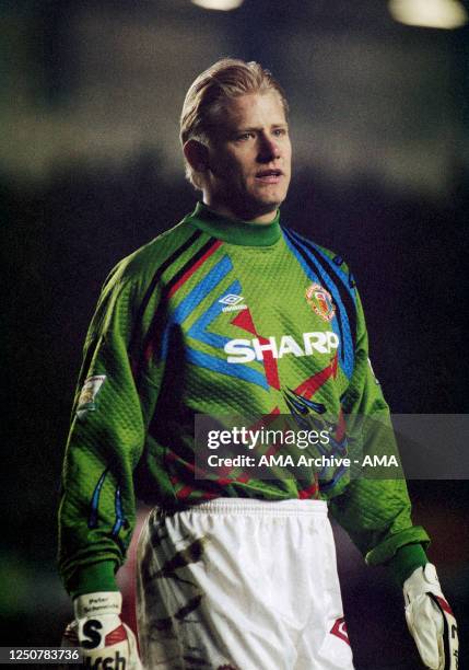 Peter Schmeichel of Manchester United during the FA Premier League match between Coventry City v Manchester United at Highfield Road on 27 November,...