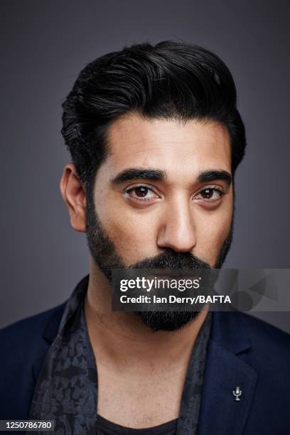 Actor Ray Panthaki is photographed for BAFTA on September 28, 2014 in London, England.