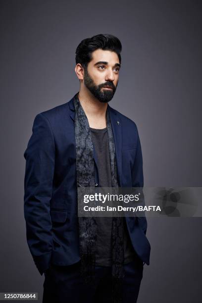 Actor Ray Panthaki is photographed for BAFTA on September 28, 2014 in London, England.