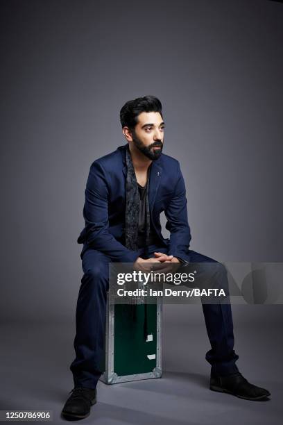 Actor Ray Panthaki is photographed for BAFTA on September 28, 2014 in London, England.