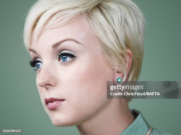 Actor Helen George is photographed for BAFTA on April 4, 2014 in London, England.