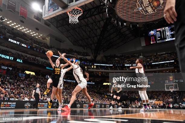 Semifinal: Iowa Caitlin Clark in action vs South Carolina at American Airlines Arena Dallas, TX 3/31/2023 CREDIT: Greg Nelson