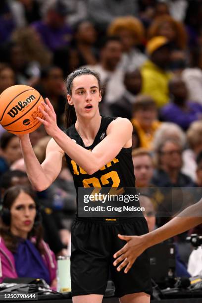 Semifinal: Iowa Caitlin Clark in action vs South Carolina at American Airlines Arena Dallas, TX 3/31/2023 CREDIT: Greg Nelson