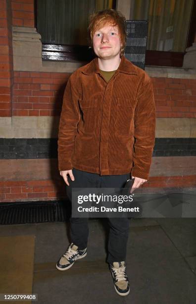 Ed Sheeran attends the GQ Food & Drink Awards 2023 at the St Pancras Renaissance Hotel on April 5, 2023 in London, England.