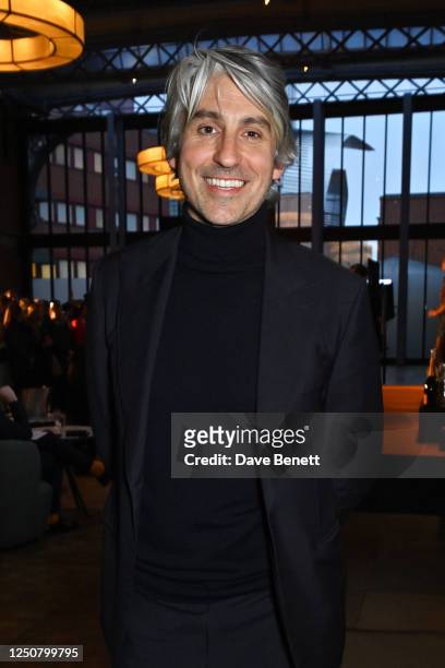 George Lamb attends the GQ Food & Drink Awards 2023 at the St Pancras Renaissance Hotel on April 5, 2023 in London, England.