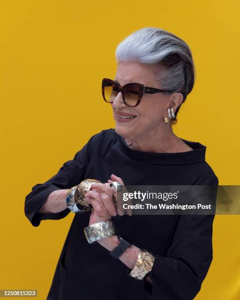 Portrait of Costanza Pascolato, fashion consultant and socialite in São Paulo, Brazil, on February 8, 2023.