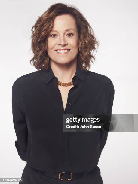 Actor Sigourney Weaver is photographed for 20th Century Fox on September 13, 2022 in Los Angeles, California.