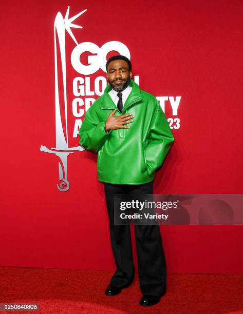 Donald Glover at the 2023 GQ Global Creativity Awards at WSA on April 06, 2023 in New York City.