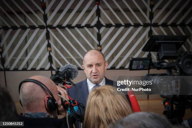 President Rumen Radev Body 64 Rumen Georgiev Radev Stock Photos, High-Res Pictures, and Images ...
