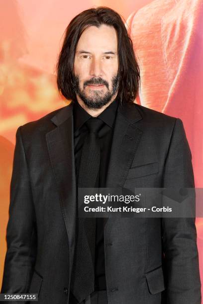 Keanu Reeves attends the photocall for 'John Wick: Chapter 3' at the Hotel De Rome on May 6, 2019 in Berlin, Germany.