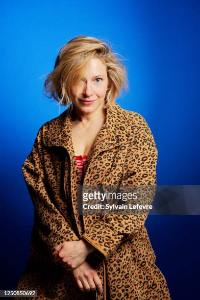 Actress Ophelia Kolb poses for a portrait shoot on March 19, 2023 in Lille, France.