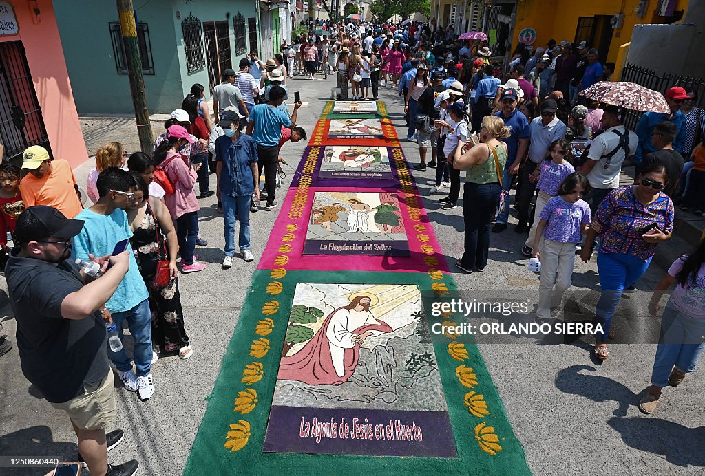 HONDURAS-RELIGION-HOLY WEEK-GOOD FRIDAY