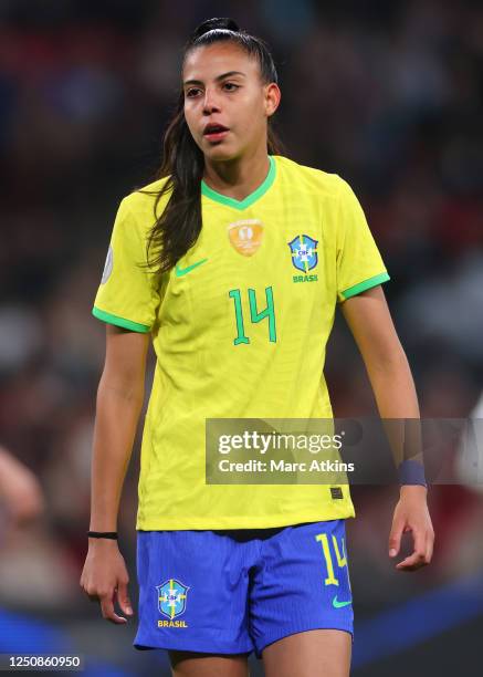 Lauren Eduarda Leal Costa of Brazil during the Womens Finalissima 2023 between England and Brazil at Wembley Stadium on April 6, 2023 in London,...