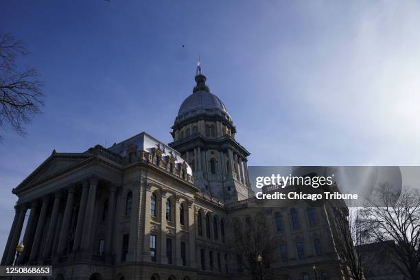 The Illinois State Capitol on Jan. 6 in Springfield.