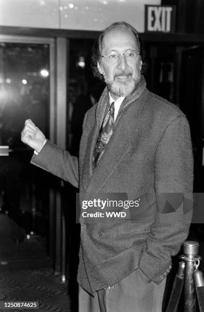 Richard Libertini attends the "Nell" New York premiere and after party at the Ziegfeld Theatre in New York City on December 6, 1994.