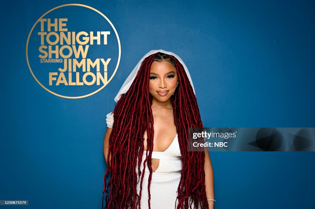 Singer-songwriter Chlöe Bailey poses backstage on Friday, April 7 ...