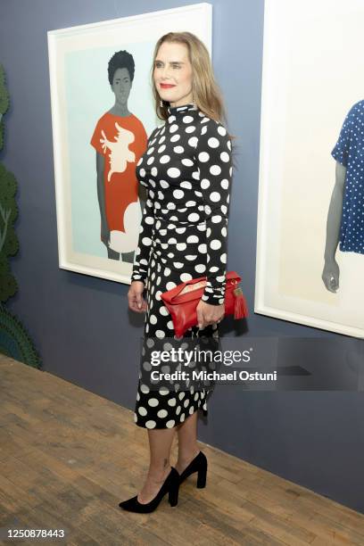 Brooke Shields attends New York Academy of Art Tribeca Ball Honors Amy Sherald at New York Academy of Art on April 4, 2023 in New York City.