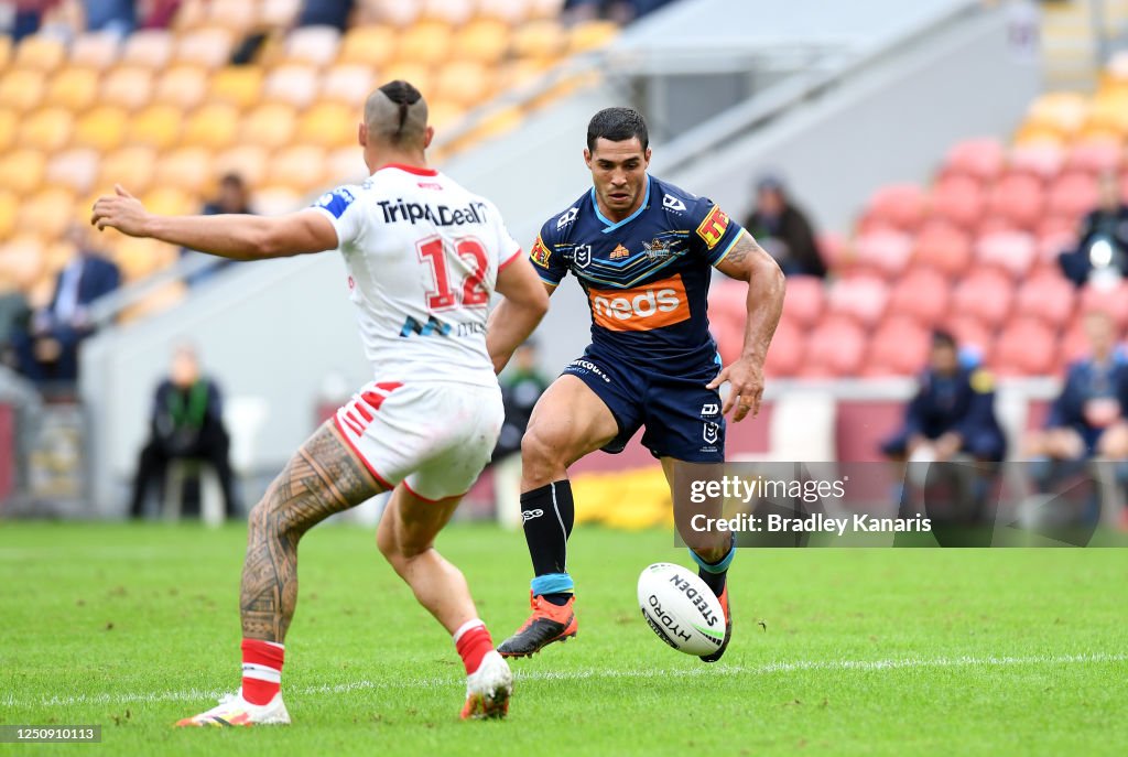 NRL Rd 6 - Titans v Dragons