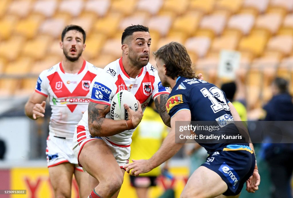 NRL Rd 6 - Titans v Dragons