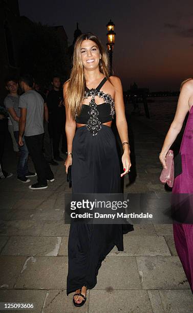 Bianca Brandolini d'Adda attends the 2011 GUCCI Award For Women In Cinema during the 68th Venice Film Festival at Hotel Cipriani on September 2, 2011...