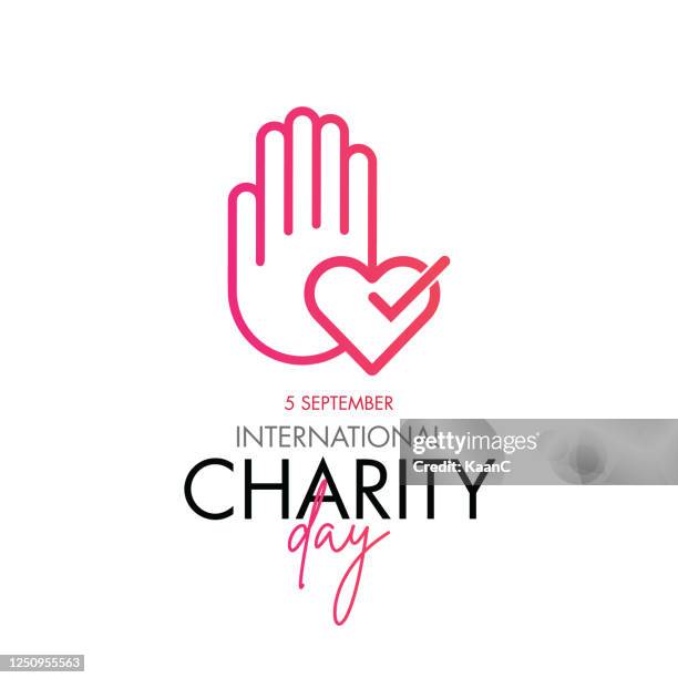 internationaler tag der nächstenliebe vector design vorlage lager illustration - crowdfunding stock-grafiken, -clipart, -cartoons und -symbole