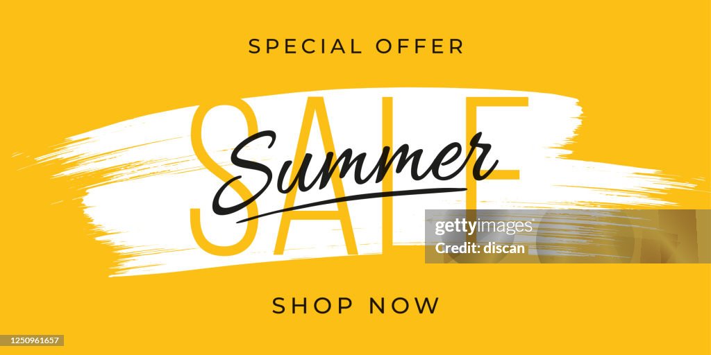 Diseño de Summer Sale para publicidad, banners, folletos y folletos.