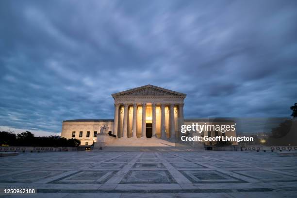 supreme court - tribunal supremo de los estados unidos washington dc fotografías e imágenes de stock