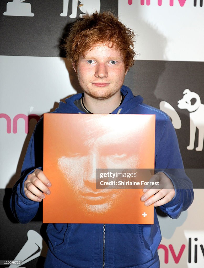 Ed Sheeran Promotes His New Album at HMV Manchester