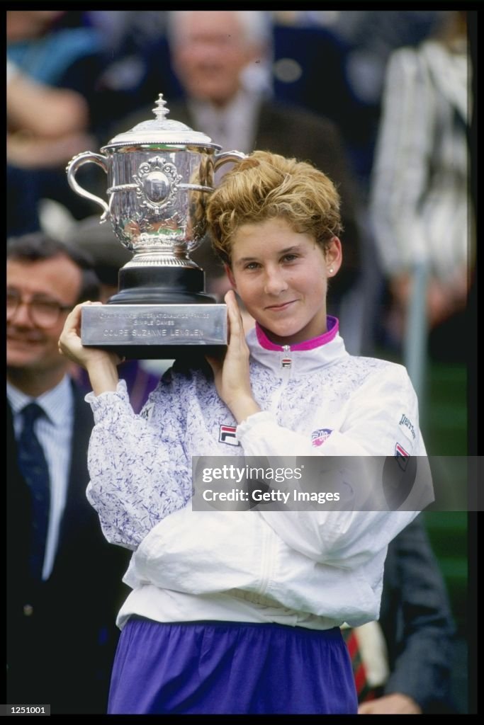 Monica Seles of Yugoslavia