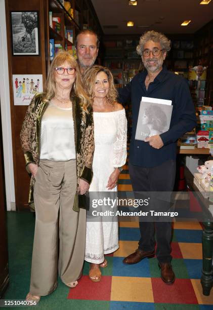 Pattie Boyd, Robert Gaymer-Jones, Deidre Herodias and Mitchell Kaplan are seen at Books & Books where Pattie Boyd presented her new book Pattie Boyd:...