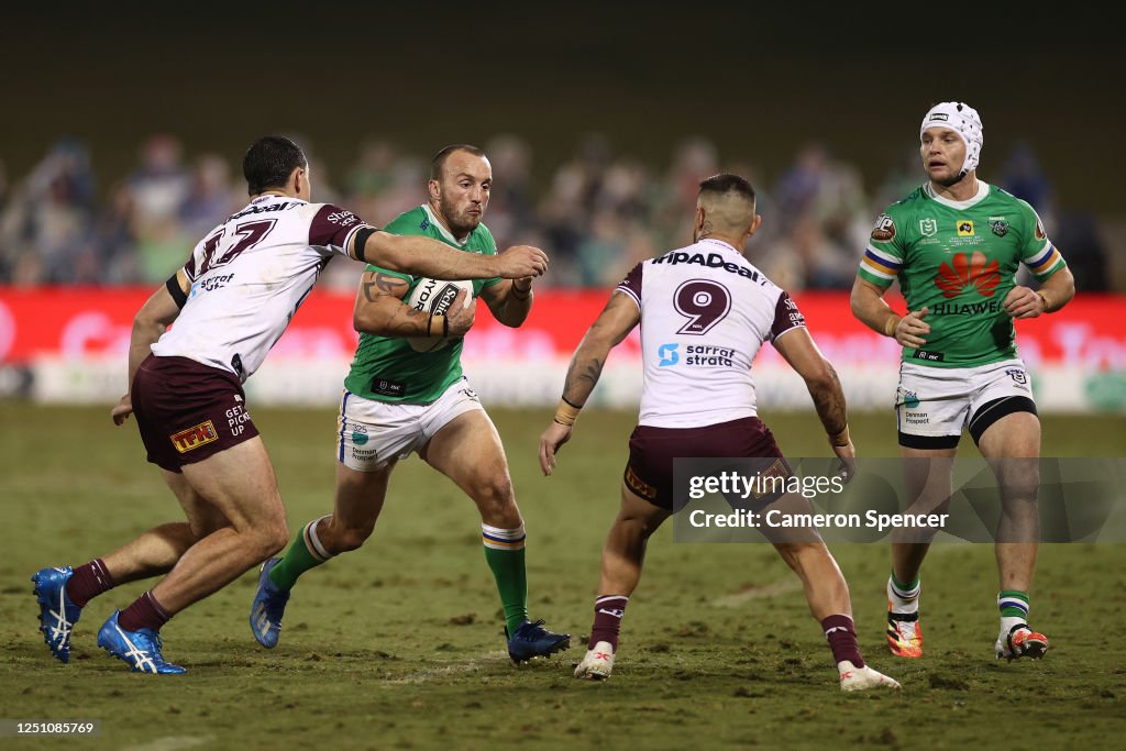 NRL Rd 6 - Raiders v Sea Eagles