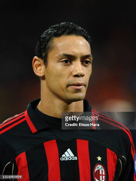 Ricardo Oliveira of AC Milan is seen prior to the UEFA Champions League Group H match between AC Milan and Anderlecht at the Stadio Giuseppe Meazza...