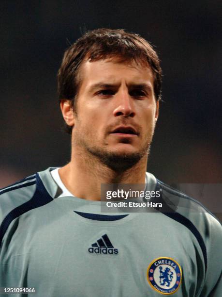 Carlo Cudicini of Chelsea is seen prior to the UEFA Champions League Group A match between Werder Bremen and Chelsea at the Weser Stadium on November...